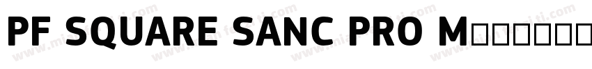 PF SQUARE SANC PRO M字体转换